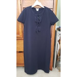 J. Crew lace up dress